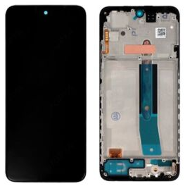 Service Pack avec Châssis Écran Complet Vitre Tactile LCD Xiaomi Redmi Note 11S 5G / Note 11T 5G / Poco M4 Pro 5G Noir